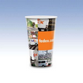 24oz-Reusable White Plastic Cup-Hi-Definition Full-Color, Top-Shelf Dishwasher Safe